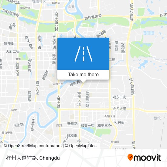 梓州大道辅路 map