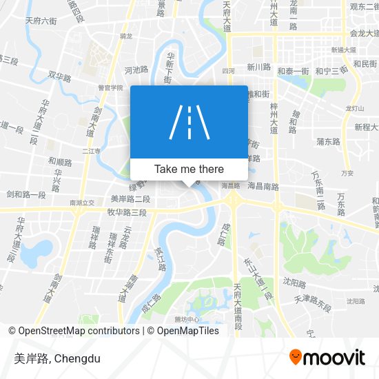 美岸路 map