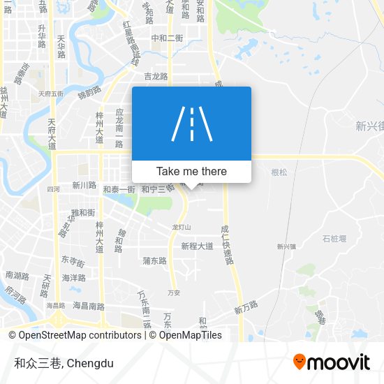 和众三巷 map