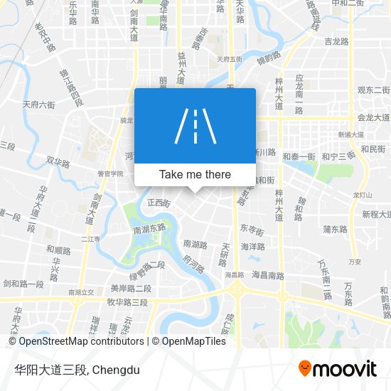 华阳大道三段 map