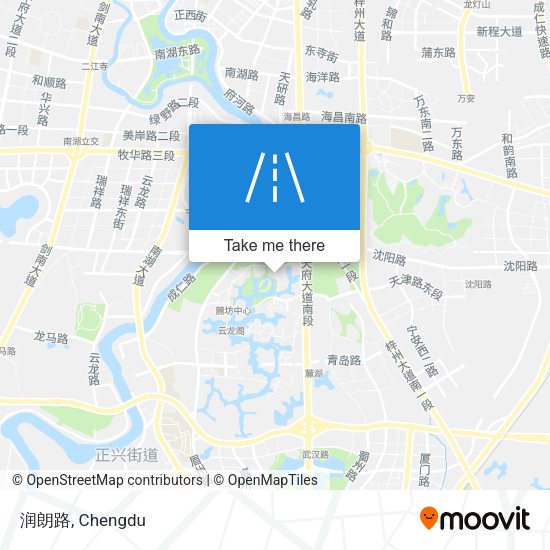 润朗路 map