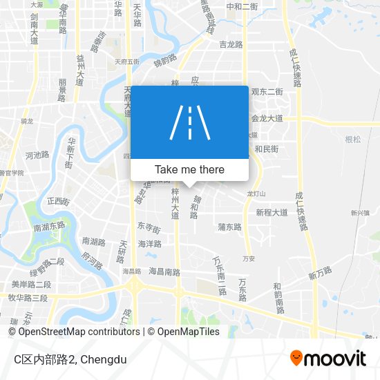 C区内部路2 map