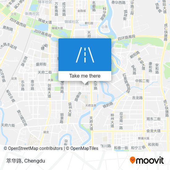 萃华路 map