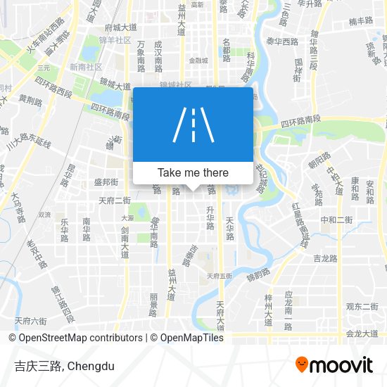 吉庆三路 map