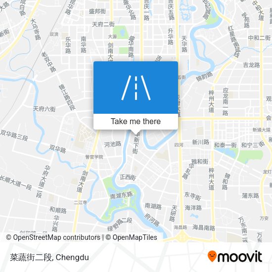菜蔬街二段 map