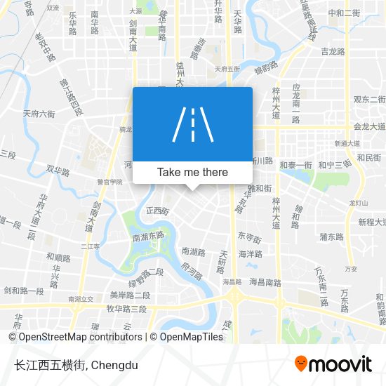 长江西五横街 map