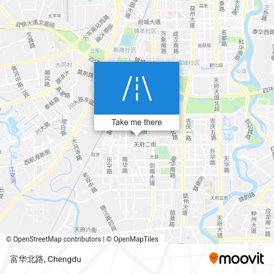 富华北路 map