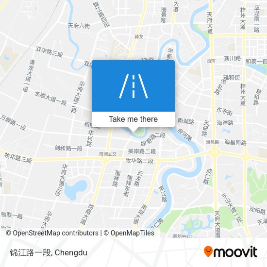 锦江路一段 map