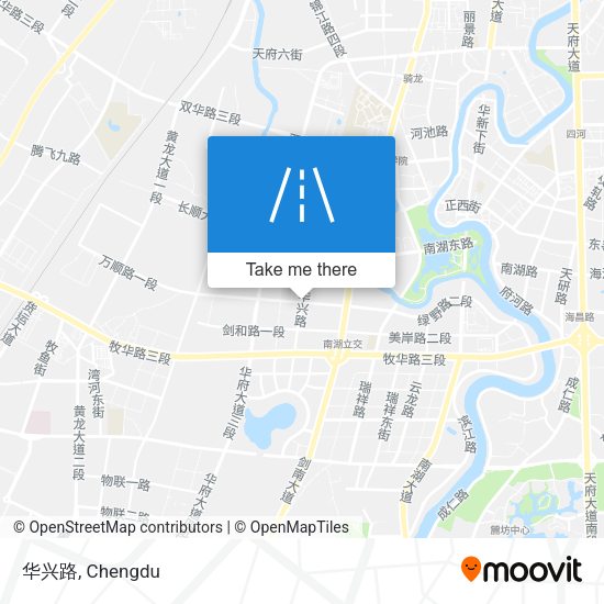 华兴路 map
