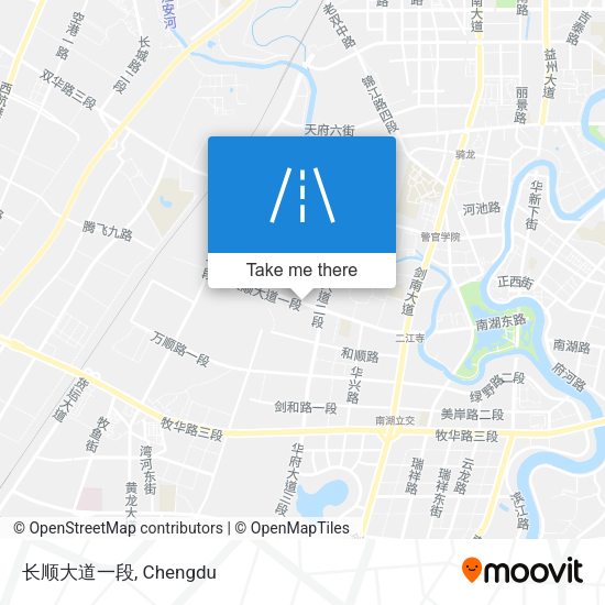 长顺大道一段 map