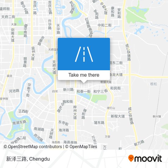 新泽三路 map
