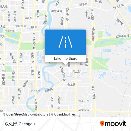 双化街 map