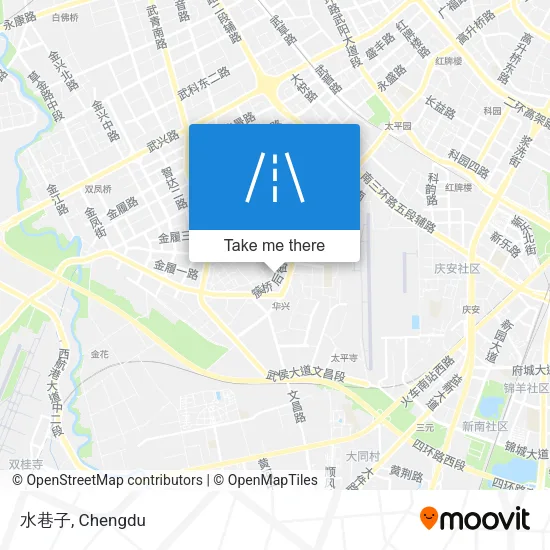 水巷子 map