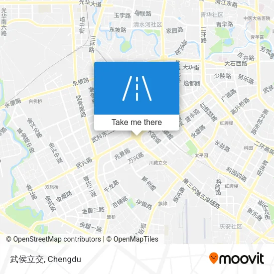 武侯立交 map