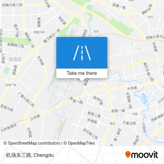 机场东三路 map