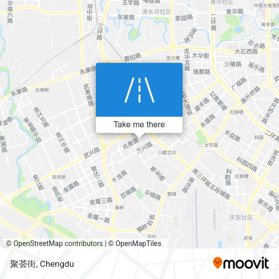 聚荟街 map