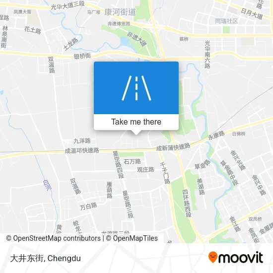 大井东街 map