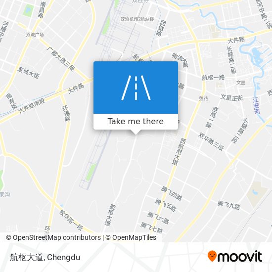 航枢大道 map