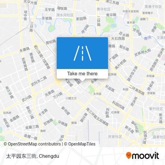 太平园东三街 map