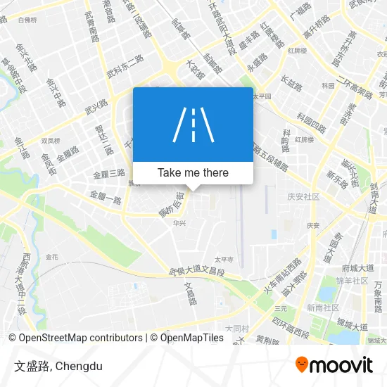 文盛路 map