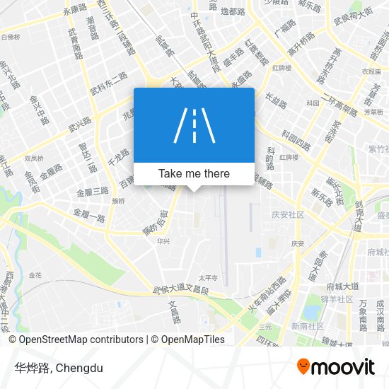 华烨路 map