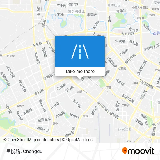 星悦路 map