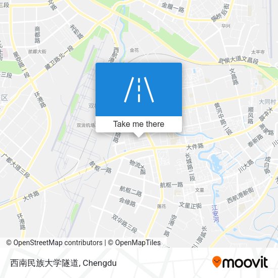 西南民族大学隧道 map