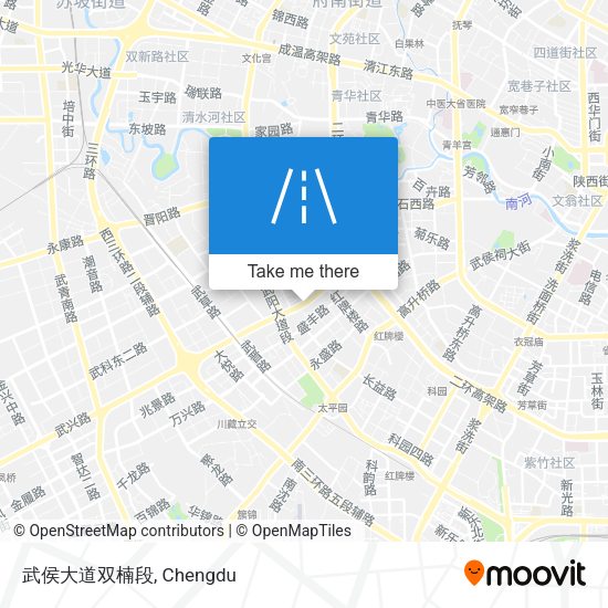 武侯大道双楠段 map