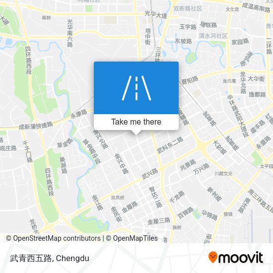 武青西五路 map