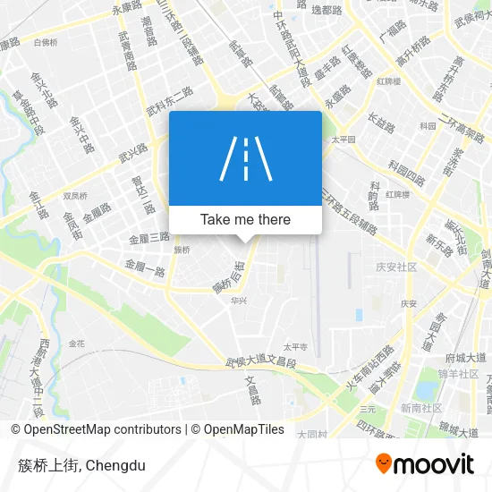 簇桥上街 map