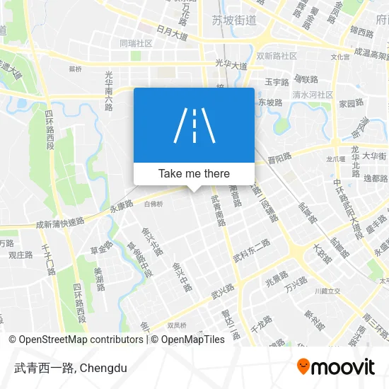 武青西一路 map