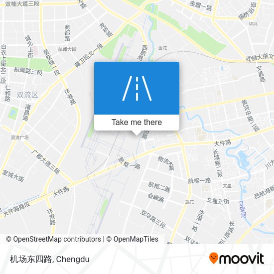 机场东四路 map