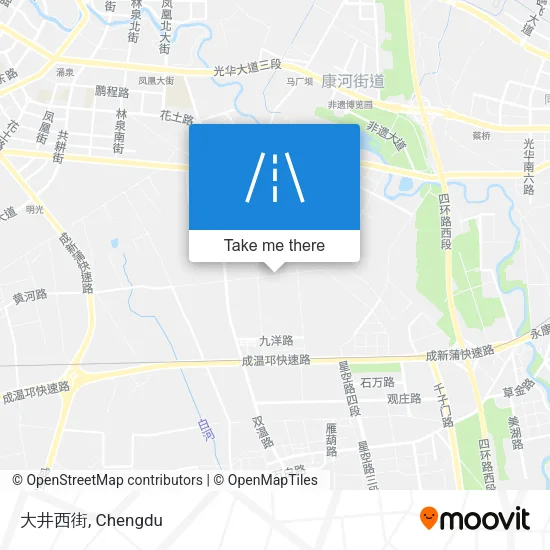 大井西街 map