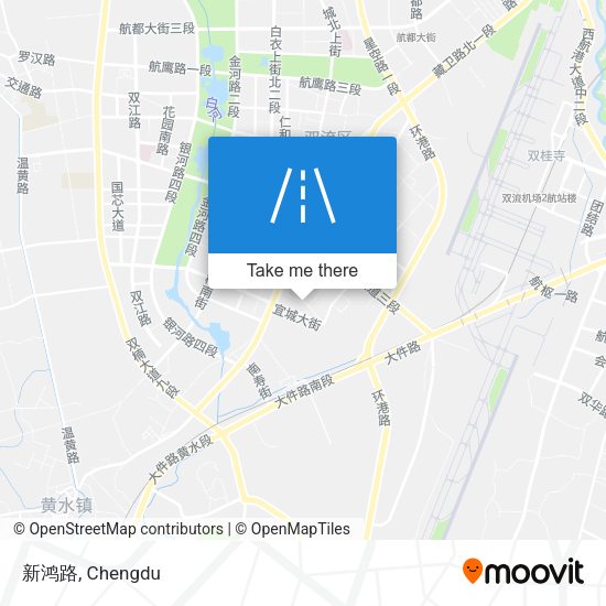 新鸿路 map