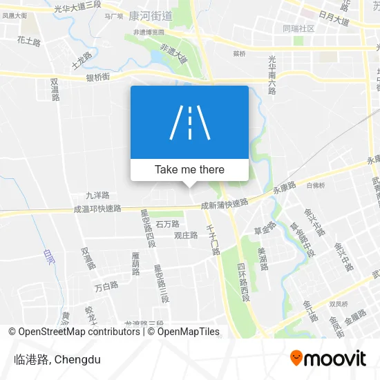 临港路 map