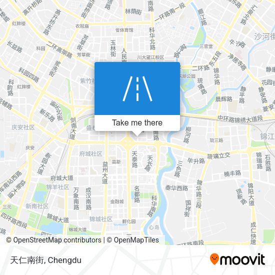 天仁南街 map