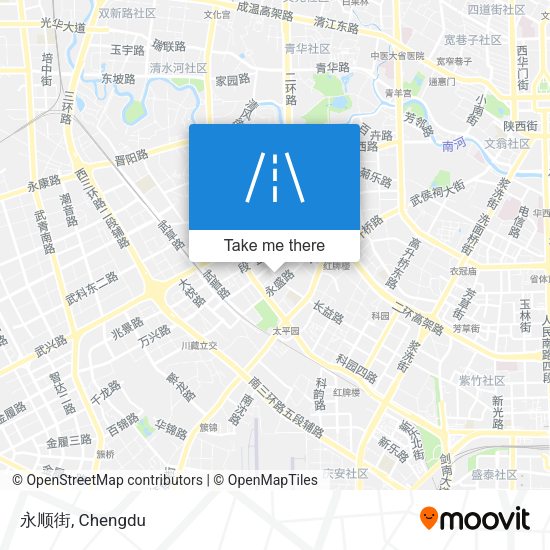 永顺街 map