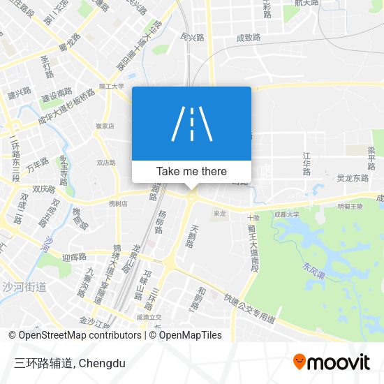 三环路辅道 map