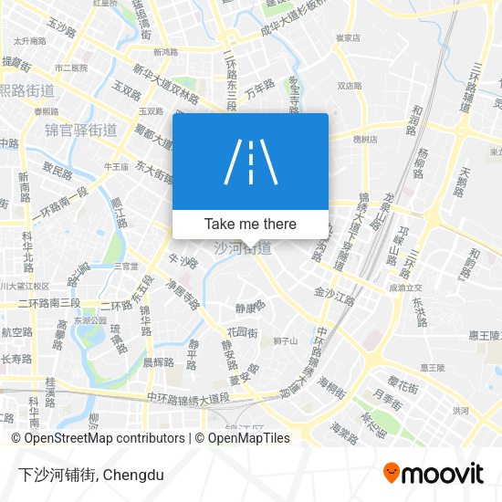 下沙河铺街 map