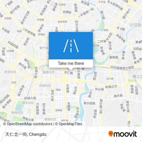 天仁北一街 map