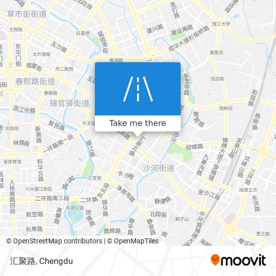 汇聚路 map