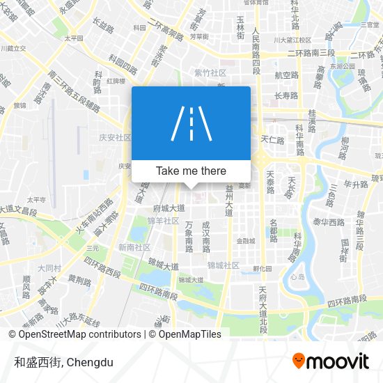 和盛西街 map