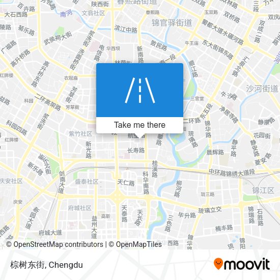棕树东街 map