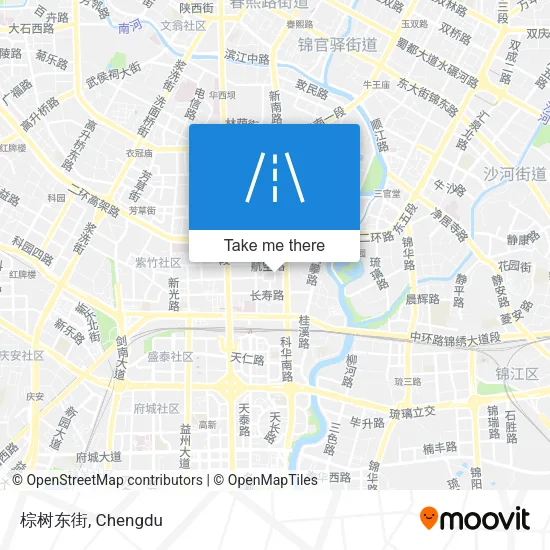 棕树东街 map