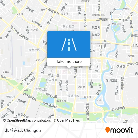 和盛东街 map