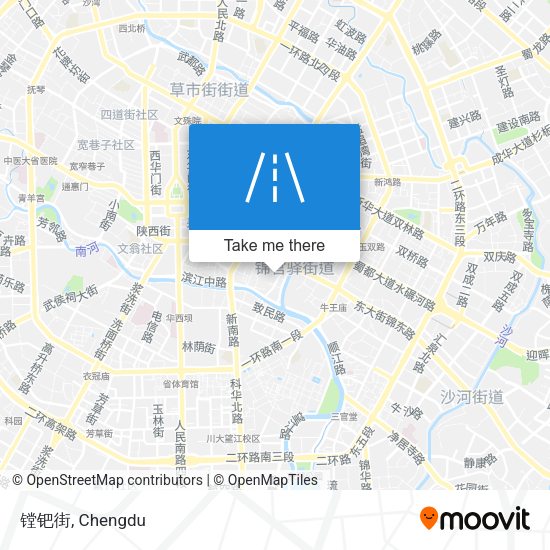 镗钯街 map