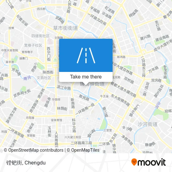 镗钯街 map