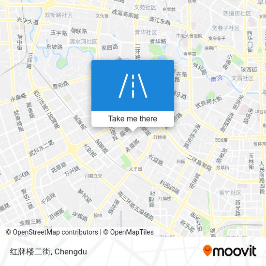 红牌楼二街 map