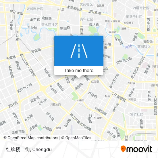 红牌楼二街 map