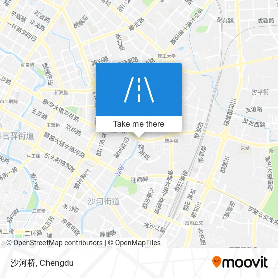 沙河桥 map